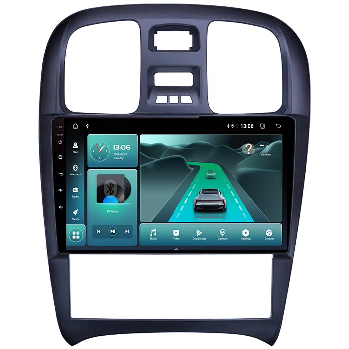 (Resigilata) Navigatie dedicata Hyundai Sonata Fe 2004-2012, 2GB RAM 32GB ROM, Quad Core, Display 9" IPS Full HD, Carplay, Android 13, Bluetooth, Magazin Play, Suport camere AHD [4]