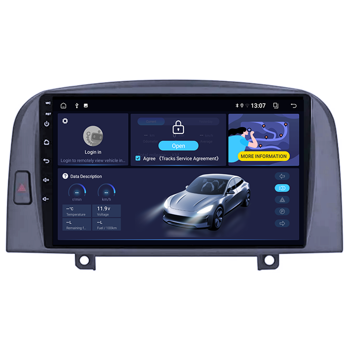 (Resigilata) Navigatie dedicata Hyundai Sonata NF 2004-2008, 2GB RAM 32GB ROM, Quad Core, Display 9" IPS Full HD, Carplay, Android 13, Bluetooth, Magazin Play, Suport camere AHD [6]