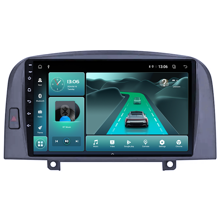 (Resigilata) Navigatie dedicata Hyundai Sonata NF 2004-2008, 2GB RAM 32GB ROM, Quad Core, Display 9" IPS Full HD, Carplay, Android 13, Bluetooth, Magazin Play, Suport camere AHD [2]