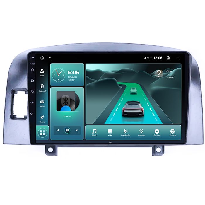 (Resigilata) Navigatie dedicata Hyundai Sonata NF 2006, 2GB RAM 32GB ROM, Quad Core, Display 9" IPS Full HD, Carplay, Android 13, Bluetooth, Magazin Play, Suport camere AHD [4]