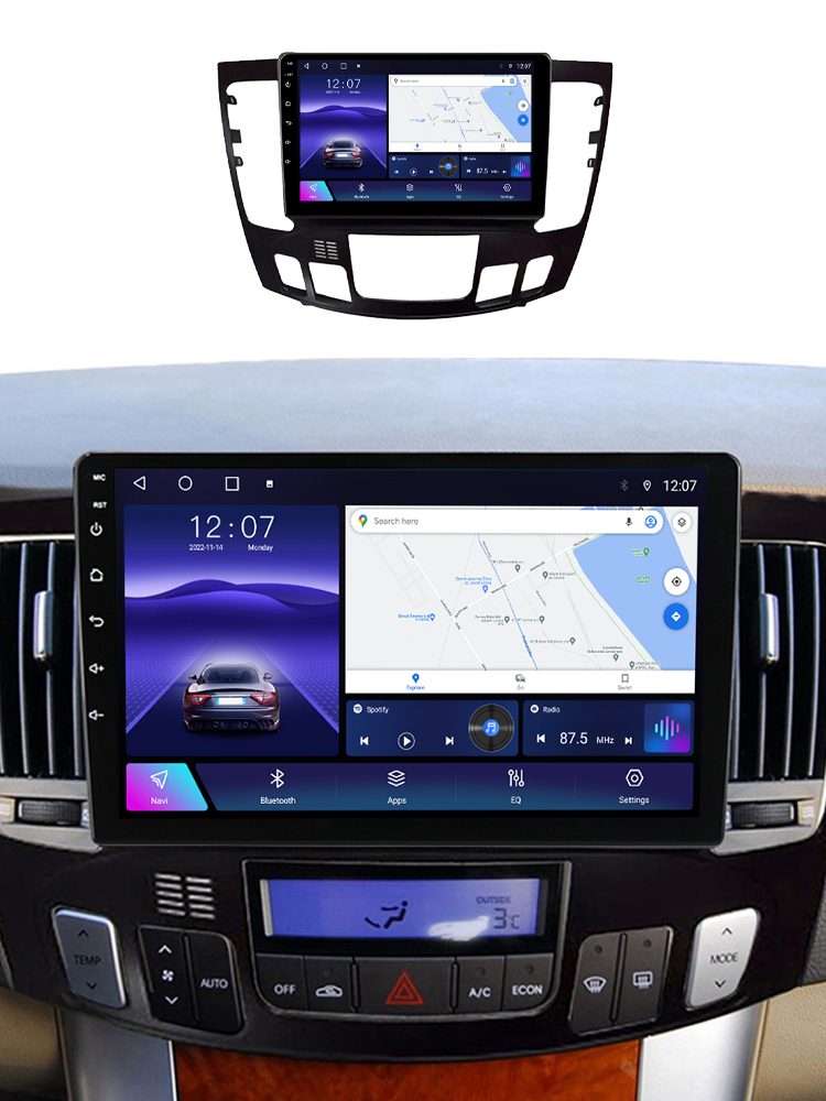 (Resigilata) Navigatie dedicata Hyundai Sonata NF 2009, 2GB RAM 32GB ROM, Quad Core, Display 9" IPS Full HD, Carplay, Android 13, Bluetooth, Magazin Play, Suport camere AHD [2]