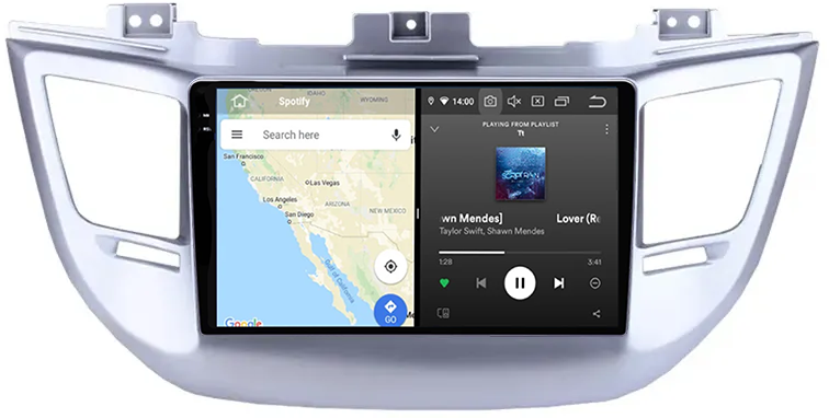 Navigatie dedicata Hyundai Tucson 2014-2018, 8GB RAM 128GB ROM, Octacore, Platforma 7862, Android 14, Display QLED 9", Suporta camera 360", DSP, Carplay&Android Auto, SIM 4G, Ventilator Activ [3]