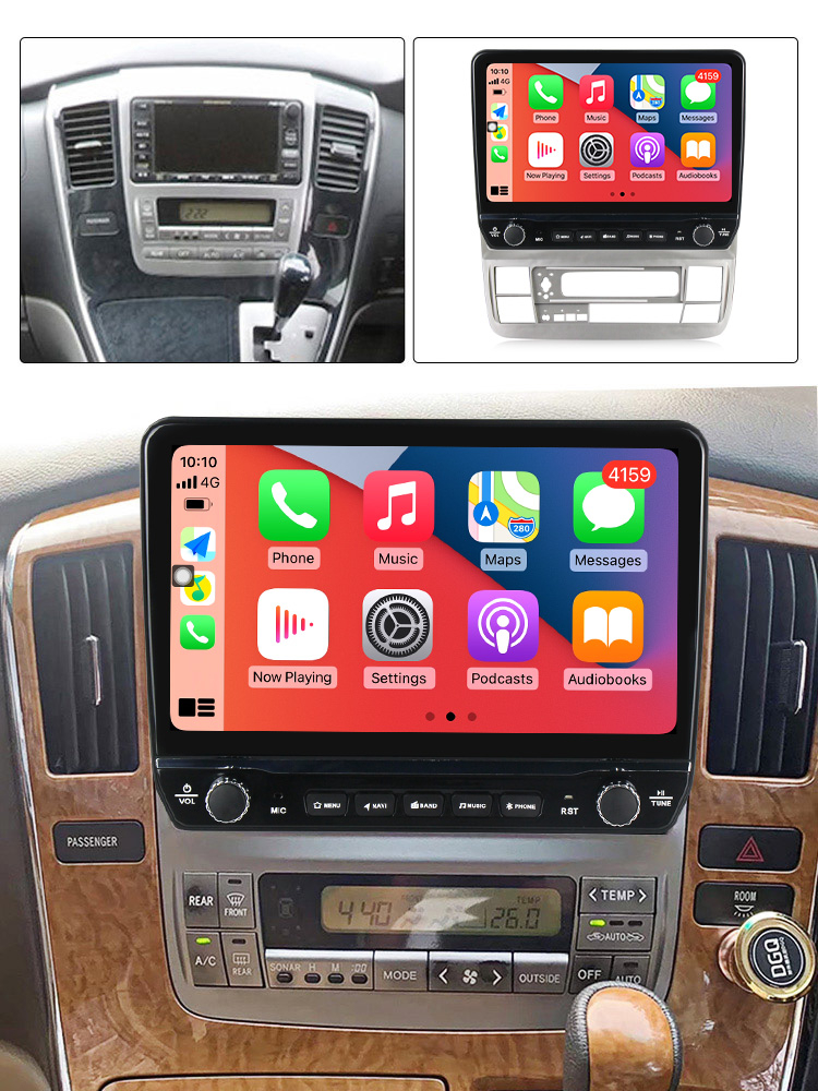 Navigatie dedicata Alphard 2002-2007 cu butoane rotative model 2024, 9 Inch, 2GB RAM 32GB ROM, Quadcore, Android 13, WiFi, Bluetooth, Magazin Play [4]