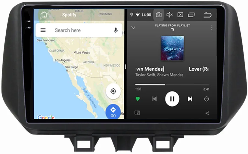Navigatie dedicata Hyundai Tucson IX35 2019+, 12GB RAM 256GB ROM, Android 13, Rezolutie 2K, Display QLED, 9", DSP, Carplay, Android Auto, Internet, Youtube, Waze, Wi Fi, USB [4]