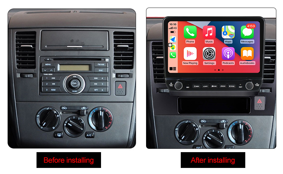 Navigatie dedicata Tiida 2005-2010 cu butoane rotative model 2024, 9 Inch, 2GB RAM 32GB ROM, Quadcore, Android 13, WiFi, Bluetooth, Magazin Play [6]