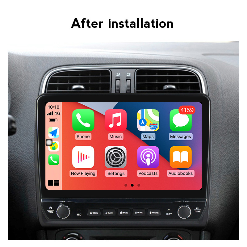 Navigatie dedicata Polo Golf Passat cu butoane rotative model 2024, 9 Inch, 2GB RAM 32GB ROM, Quadcore, Android 13, WiFi, Bluetooth, Magazin Play [3]