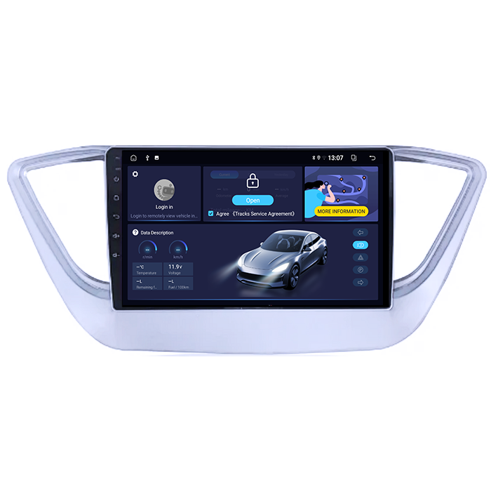 (Resigilata) Navigatie dedicata Hyundai Verna 2017-2018, 2GB RAM 32GB ROM, Quad Core, Display 9" IPS Full HD, Carplay, Android 13, Bluetooth, Magazin Play, Suport camere AHD [4]