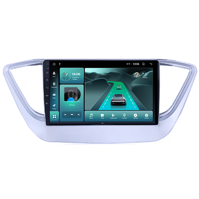 (Resigilata) Navigatie dedicata Hyundai Verna 2017-2018, 2GB RAM 32GB ROM, Quad Core, Display 9" IPS Full HD, Carplay, Android 13, Bluetooth, Magazin Play, Suport camere AHD [2]