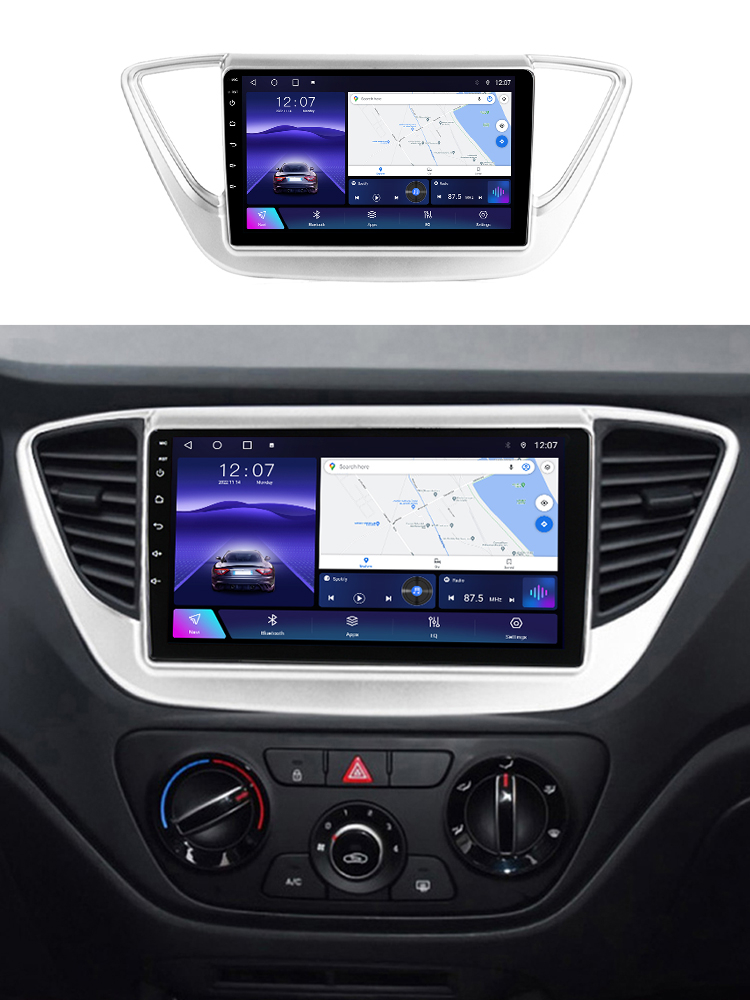 (Resigilata) Navigatie dedicata Hyundai Verna 2017-2018, 2GB RAM 32GB ROM, Quad Core, Display 9" IPS Full HD, Carplay, Android 13, Bluetooth, Magazin Play, Suport camere AHD [3]