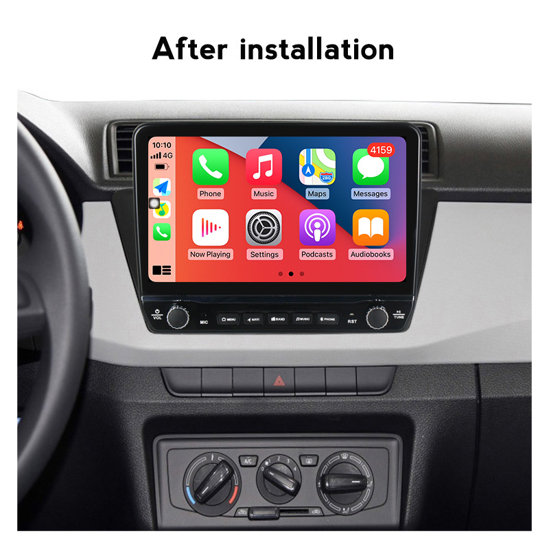 Navigatie dedicata Fabia 2015 cu butoane rotative model 2024, 9 Inch, 2GB RAM 32GB ROM, Quadcore, Android 13, WiFi, Bluetooth, Magazin Play [3]