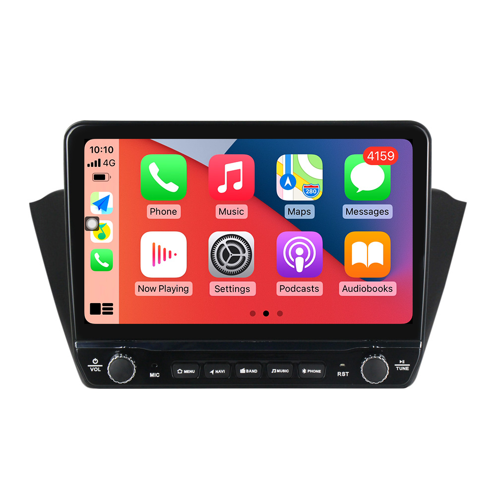 Navigatie dedicata Fabia 2015 cu butoane rotative model 2024, 9 Inch, 2GB RAM 32GB ROM, Quadcore, Android 13, WiFi, Bluetooth, Magazin Play [2]