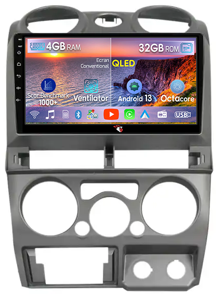 Navigatie dedicata Isuzu D-Max 2008-2011, 4 GB RAM 32GB ROM, Android 13, Display QLED, 9", DSP, Carplay, Android Auto, Internet, Youtube , Waze , WI-FI , USB , Bluetooth [1]
