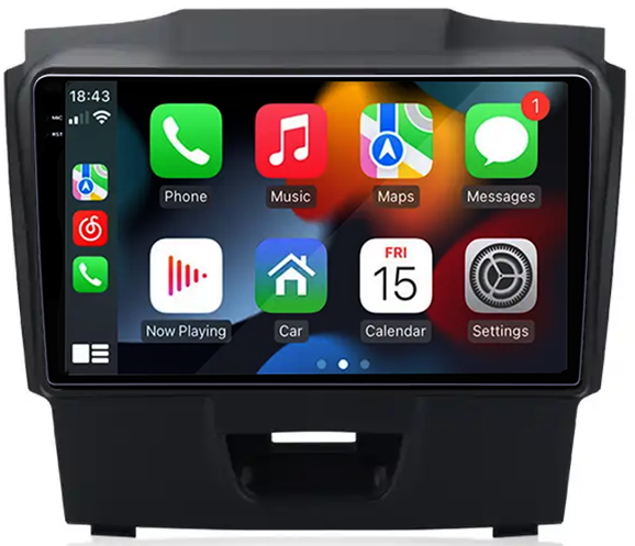 Navigatie dedicata Isuzu D-Max 2017, 12GB RAM 256GB ROM, Android 13, Rezolutie 2K, Display QLED, 9", DSP, Carplay, Android Auto, Internet, Youtube, Waze, Wi Fi, USB [2]