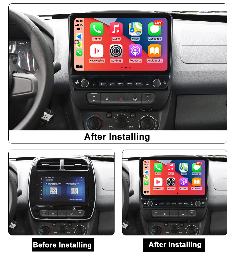 Navigatie dedicata Renault K-ZE 2015-2019 cu butoane rotative model 2024, 10 Inch, 2GB RAM 32GB ROM, Quadcore, Android 13, WiFi, Bluetooth, Magazin Play [5]