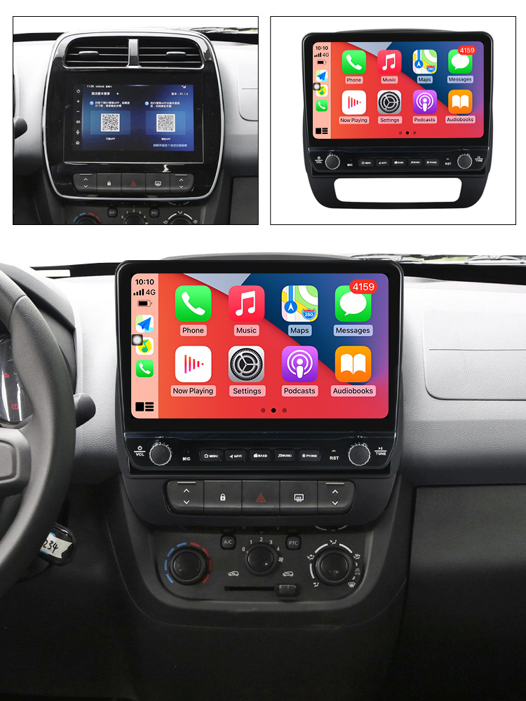Navigatie dedicata Renault K-ZE 2015-2019 cu butoane rotative model 2024, 10 Inch, 2GB RAM 32GB ROM, Quadcore, Android 13, WiFi, Bluetooth, Magazin Play [4]