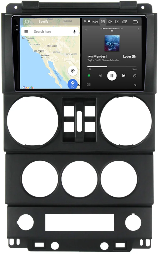 Navigatie dedicata Jeep Commander 2007-2008, 12GB RAM 256GB ROM, Android 13, Rezolutie 2K, Display QLED, 9", DSP, Carplay, Android Auto, Internet, Youtube, Waze, Wi Fi, USB [4]