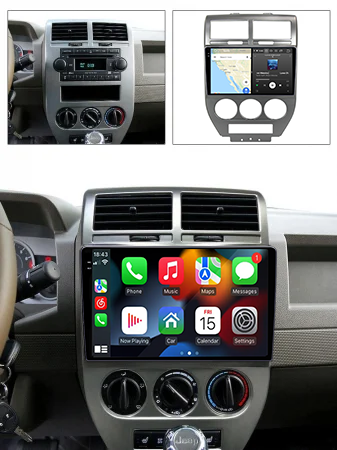 Navigatie dedicata Jeep Compass 2007-2009, 12GB RAM 256GB ROM, Android 13, Rezolutie 2K, Display QLED, 10", DSP, Carplay, Android Auto, Internet, Youtube, Waze, Wi Fi, USB [5]