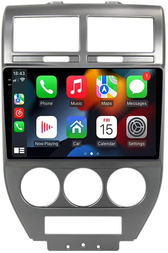 Navigatie dedicata Jeep Compass 2007-2009, 12GB RAM 256GB ROM, Android 13, Rezolutie 2K, Display QLED, 10", DSP, Carplay, Android Auto, Internet, Youtube, Waze, Wi Fi, USB [2]