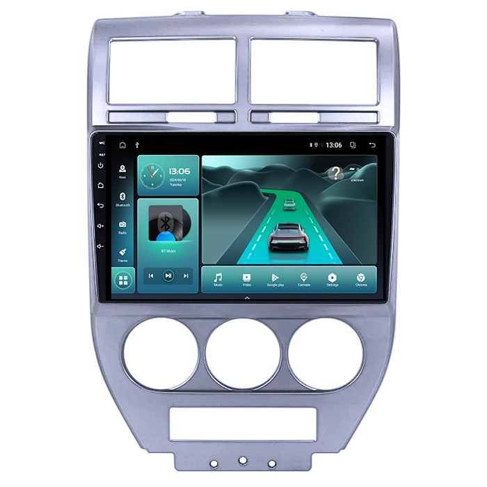 (Resigilata) Navigatie dedicata Jeep Compass 2007-2009, 2GB RAM 32GB ROM, Quad Core, Display 10" IPS Full HD, Carplay, Android 13, Bluetooth, Magazin Play, Suport camere AHD [10]