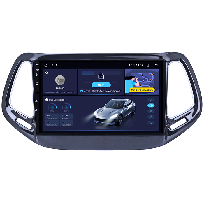 (Resigilata) Navigatie dedicata Jeep Compass 2016-2018, 2GB RAM 32GB ROM, Quad Core, Display 10" IPS Full HD, Carplay, Android 13, Bluetooth, Magazin Play, Suport camere AHD [11]