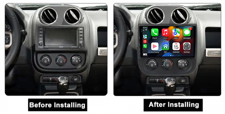 Navigatie dedicata Jeep Compass Patriot 2010-2016, 12GB RAM 256GB ROM, Android 13, Rezolutie 2K, Display QLED, 10", DSP, Carplay, Android Auto, Internet, Youtube, Waze, Wi Fi, USB [5]