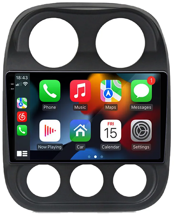 Navigatie dedicata Jeep Compass Patriot 2010-2016, 12GB RAM 256GB ROM, Android 13, Rezolutie 2K, Display QLED, 10", DSP, Carplay, Android Auto, Internet, Youtube, Waze, Wi Fi, USB [2]