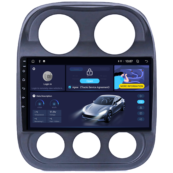 (Resigilata) Navigatie dedicata Jeep Compass Patriot 2010-2016, 2GB RAM 32GB ROM, Quad Core, Display 10" IPS Full HD, Carplay, Android 13, Bluetooth, Magazin Play, Suport camere AHD [8]