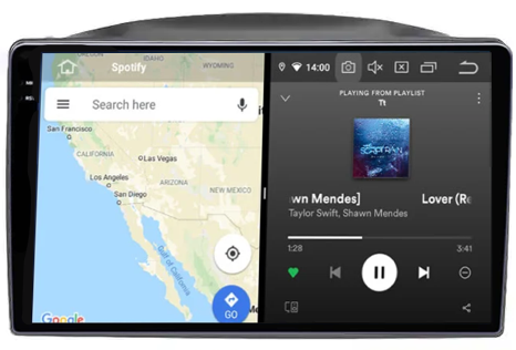 Navigatie dedicata Jeep Grand Cherokee 2005-2007, 12GB RAM 256GB ROM, Android 13, Rezolutie 2K, Display QLED, 9", DSP, Carplay, Android Auto, Internet, Youtube, Waze, Wi Fi, USB [4]