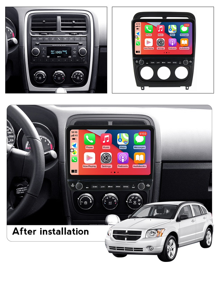 Navigatie dedicata Dodge caliber 2009-2013 cu butoane rotative model 2024, 9 Inch, 2GB RAM 32GB ROM, Quadcore, Android 13, WiFi, Bluetooth, Magazin Play [4]