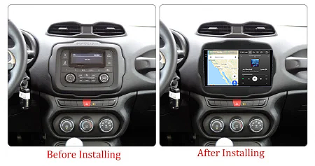 Navigatie dedicata Jeep Renegade 2014-2018, 12GB RAM 256GB ROM, Android 13, Rezolutie 2K, Display QLED, 9", DSP, Carplay, Android Auto, Internet, Youtube, Waze, Wi Fi, USB [6]
