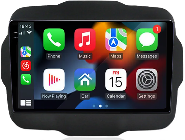 Navigatie dedicata Jeep Renegade 2014-2018, 12GB RAM 256GB ROM, Android 13, Rezolutie 2K, Display QLED, 9", DSP, Carplay, Android Auto, Internet, Youtube, Waze, Wi Fi, USB [3]