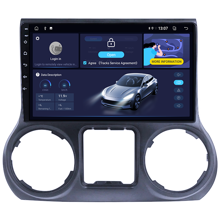 (Resigilata) Navigatie dedicata JEEP Wrangler 2011- 2016, 2GB RAM 32GB ROM, Quad Core, Display 10" IPS Full HD, Carplay, Android 13, Bluetooth, Magazin Play, Suport camere AHD [10]