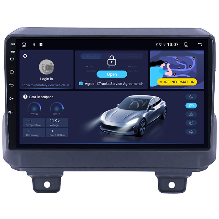 (Resigilata) Navigatie dedicata Jeep Wrangler 2018-2019, 2GB RAM 32GB ROM, Quad Core, Display 9" IPS Full HD, Carplay, Android 13, Bluetooth, Magazin Play, Suport camere AHD [9]