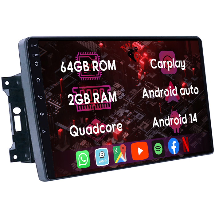 (Resigilata) Navigatie dedicata Jeep Wrangler Rubicon 2008-2010, 2GB RAM 32GB ROM, Quad Core, Display 10" IPS Full HD, Carplay, Android 13, Bluetooth, Magazin Play, Suport camere AHD [10]