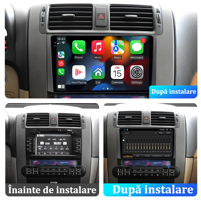 Navigatie dedicata KIA Borrego Mohave 2008-2012, 12GB RAM 256GB ROM, Android 13, Rezolutie 2K, Display QLED, 9", DSP, Carplay, Android Auto, Internet, Youtube, Waze, Wi Fi, USB [5]