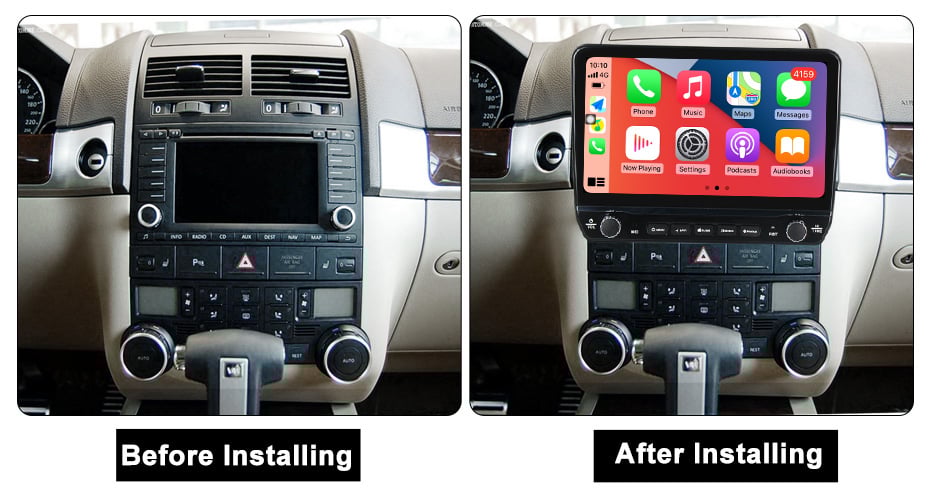 Navigatie dedicata Touareg 2003-2010 cu butoane rotative model 2024, 9 Inch, 2GB RAM 32GB ROM, Quadcore, Android 13, WiFi, Bluetooth, Magazin Play [5]
