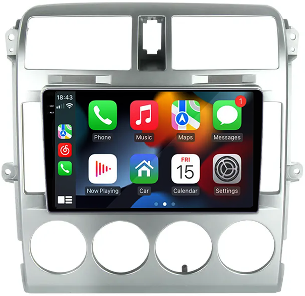 Navigatie dedicata KIA Carnival 2002-2006 Silver, 12GB RAM 256GB ROM, Android 13, Rezolutie 2K, Display QLED, 9", DSP, Carplay, Android Auto, Internet, Youtube, Waze, Wi Fi, USB [3]
