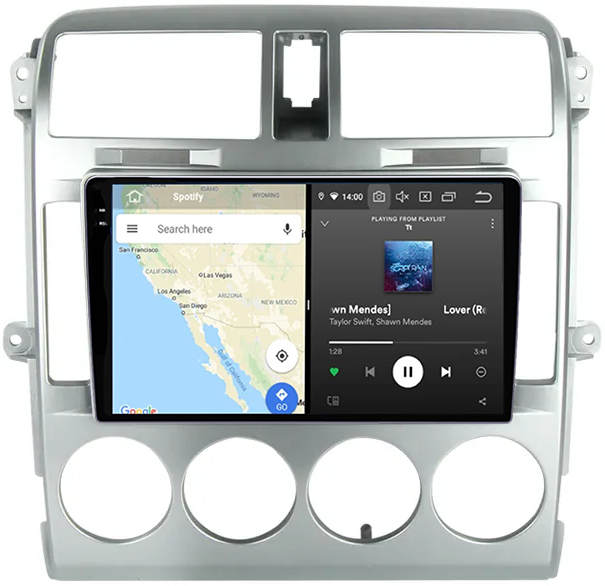 Navigatie dedicata KIA Carnival 2002-2006 Silver, 12GB RAM 256GB ROM, Android 13, Rezolutie 2K, Display QLED, 9", DSP, Carplay, Android Auto, Internet, Youtube, Waze, Wi Fi, USB [5]