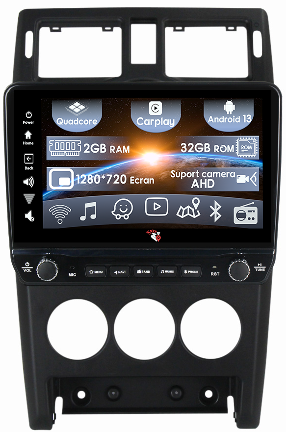 Navigatie dedicata LADA Priora 2007-2013 cu butoane rotative model 2024, 9 Inch, 2GB RAM 32GB ROM, Quadcore, Android 13, WiFi, Bluetooth, Magazin Play [1]