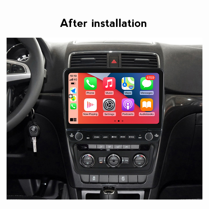 Navigatie dedicata Yeti 5L 2009-2014 cu butoane rotative model 2024, 9 Inch, 2GB RAM 32GB ROM, Quadcore, Android 13, WiFi, Bluetooth, Magazin Play [3]