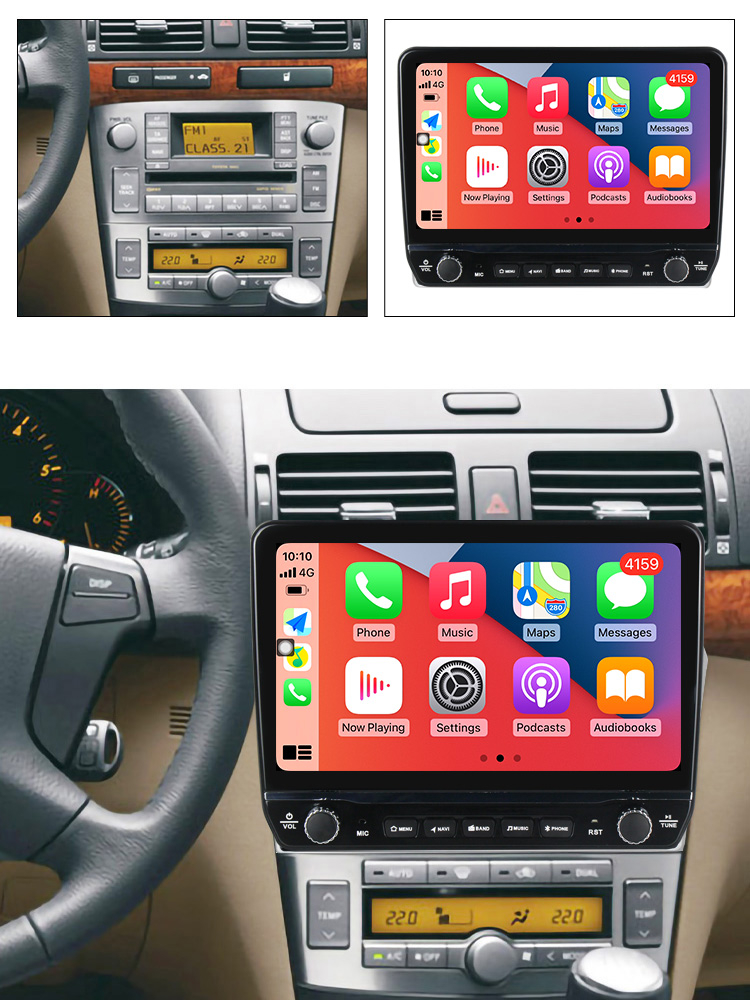 Navigatie dedicata Avensis 2002-2008 cu butoane rotative model 2024, 9 Inch, 2GB RAM 32GB ROM, Quadcore, Android 13, WiFi, Bluetooth, Magazin Play [3]