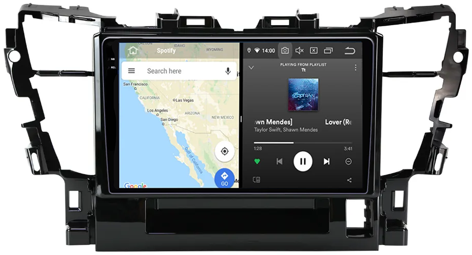 Navigatie dedicata Toyota Alphard 2015-2020, 12GB RAM 256GB ROM, Android 13, Rezolutie 2K, Display QLED, 10", DSP, Carplay, Android Auto, Internet, Youtube, Waze, Wi Fi, USB [2]