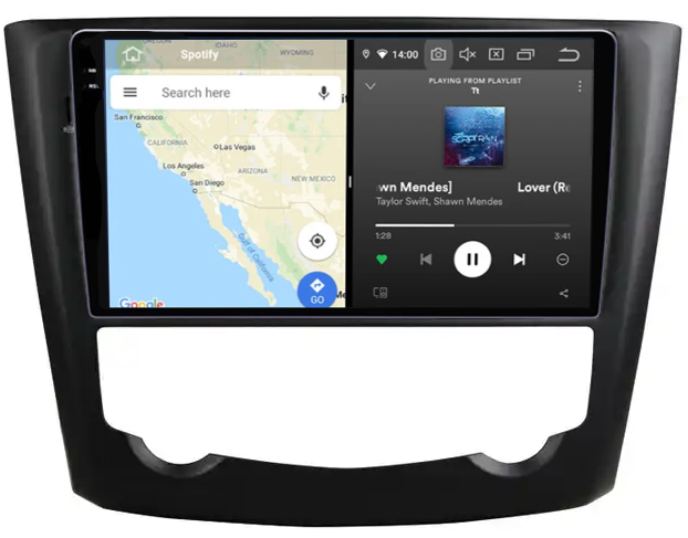 Navigatie dedicata Corega 2016, 12GB RAM 256GB ROM, Android 13, Rezolutie 2K, Display QLED, 9", DSP, Carplay, Android Auto, Internet, Youtube, Waze, Wi Fi, USB [2]