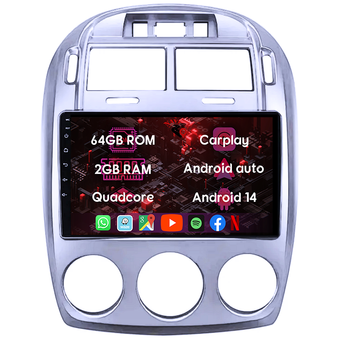 (Resigilata) Navigatie dedicata Kia Cerato 2005-2006, 2GB RAM 32GB ROM, Quad Core, Display 9" IPS Full HD, Carplay, Android 13, Bluetooth, Magazin Play, Suport camere AHD [10]