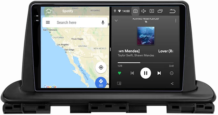 Navigatie dedicata Kia Cerato 2018-2021, 12GB RAM 256GB ROM, Android 13, Rezolutie 2K, Display QLED, 9", DSP, Carplay, Android Auto, Internet, Youtube, Waze, Wi Fi, USB [3]