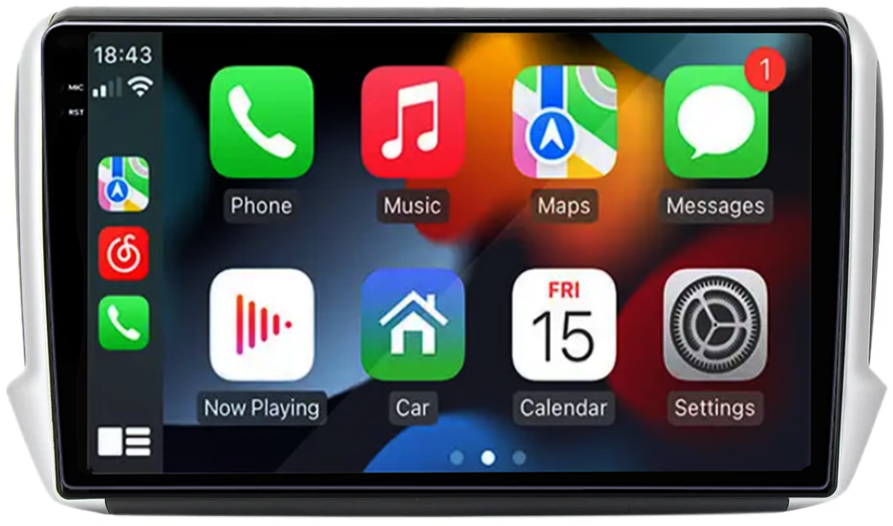 Navigatie dedicata Peugeot 2008 2013-2020, 12GB RAM 256GB ROM, Android 13, Rezolutie 2K, Display QLED, 10", DSP, Carplay, Android Auto, Internet, Youtube, Waze, Wi Fi, USB [4]