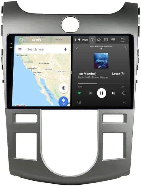 Navigatie dedicata Kia Forte Cerato 2008-2013, 12GB RAM 256GB ROM, Android 13, Rezolutie 2K, Display QLED, 9", DSP, Carplay, Android Auto, Internet, Youtube, Waze, Wi Fi, USB [3]