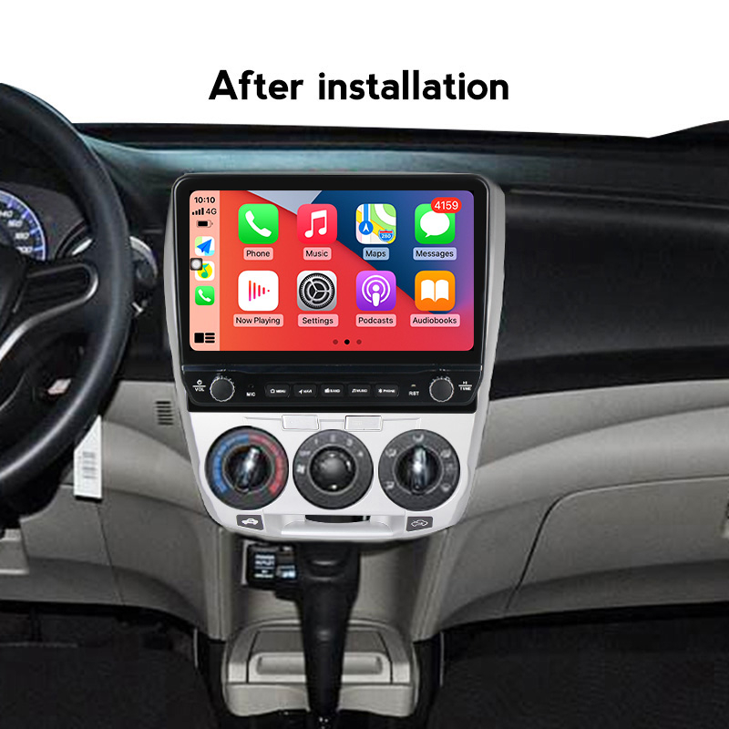 Navigatie dedicata Honda City 2008-2013 cu butoane rotative model 2024, 10 Inch, 2GB RAM 32GB ROM, Quadcore, Android 13, WiFi, Bluetooth, Magazin Play [3]
