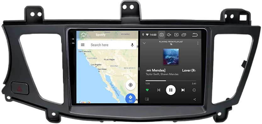 Navigatie dedicata Kia K7 Cadenza 2011-2012, 12GB RAM 256GB ROM, Android 13, Rezolutie 2K, Display QLED, 9", DSP, Carplay, Android Auto, Internet, Youtube, Waze, Wi Fi, USB [4]