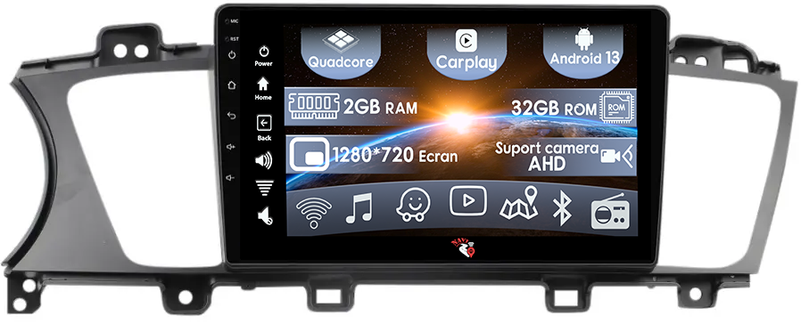 (Resigilata) Navigatie dedicata Kia K7 Cadenza 2013-2017, 2GB RAM 32GB ROM, Quad Core, Display 9" IPS Full HD, Carplay, Android 13, Bluetooth, Magazin Play, Suport camere AHD [1]